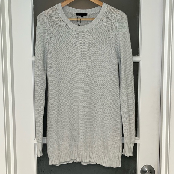 CA VA DE SOI pale grey knit cotton tunic dress, size small - Picture 1 of 9